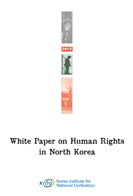 White Paper on Human Rights in North Korea, 2013 표지